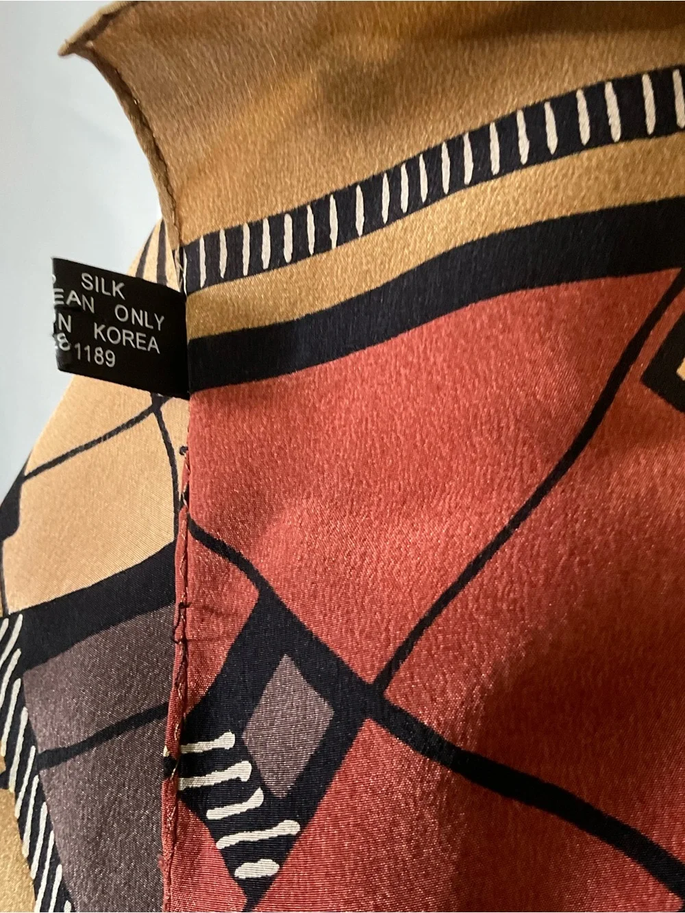 Halston Heritage silk scarf